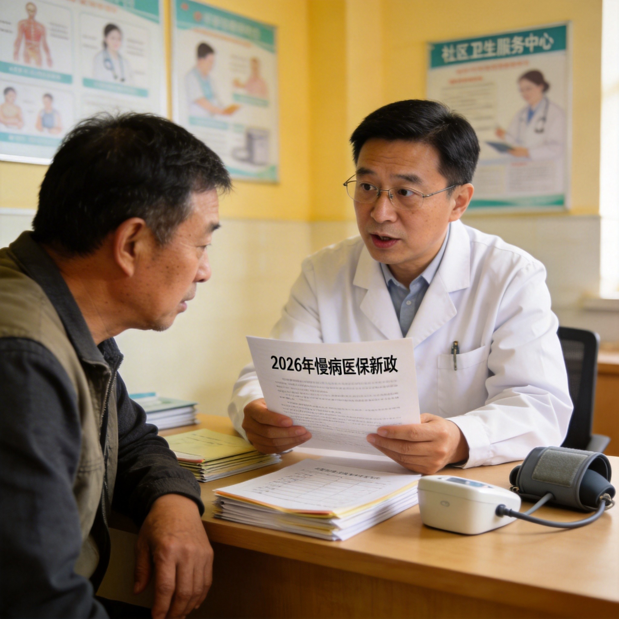 2026慢病医保新政实操指南：基层医生如何帮患者“减负”又“减跑”