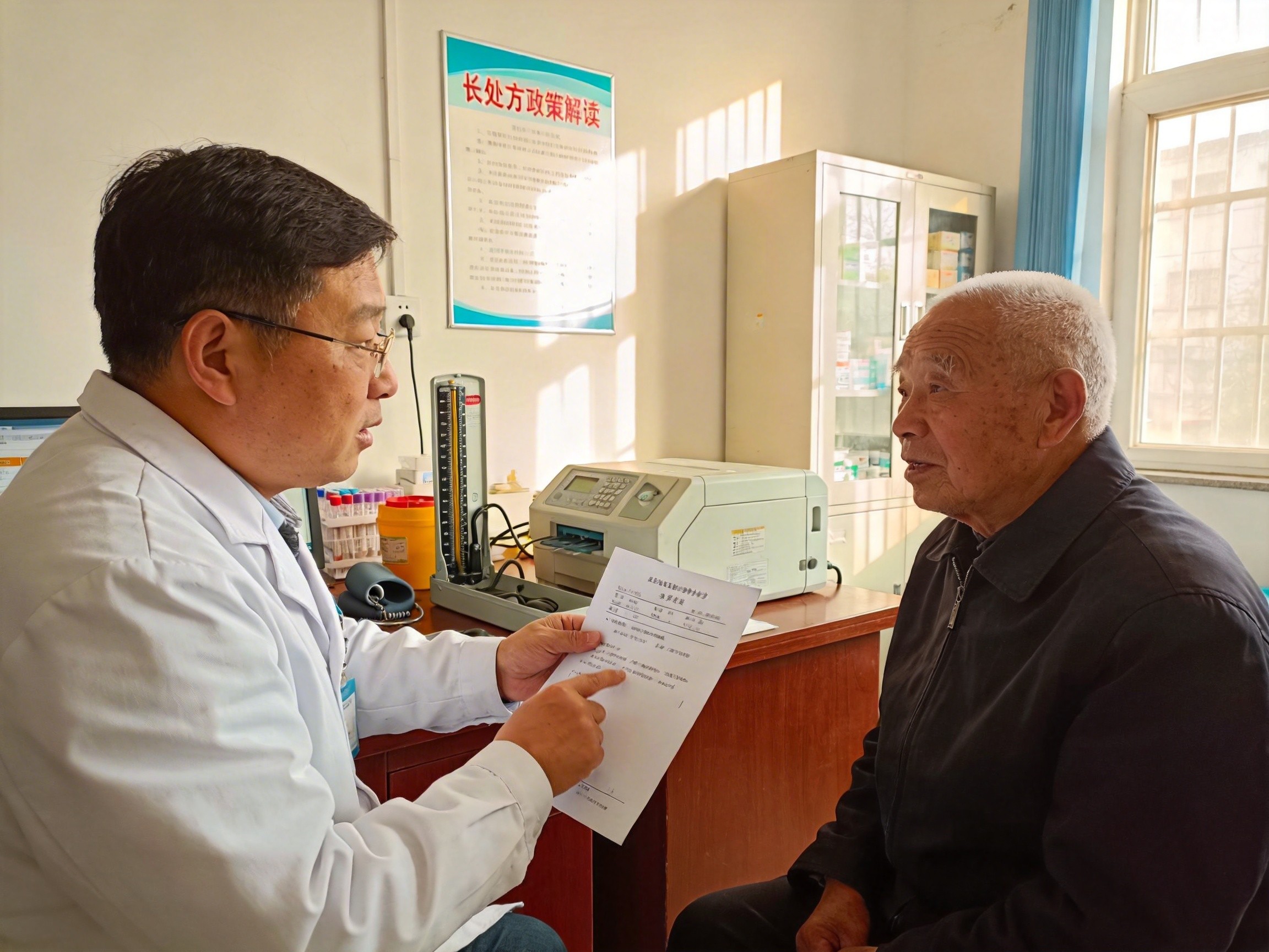 基层医生讲解长处方政策