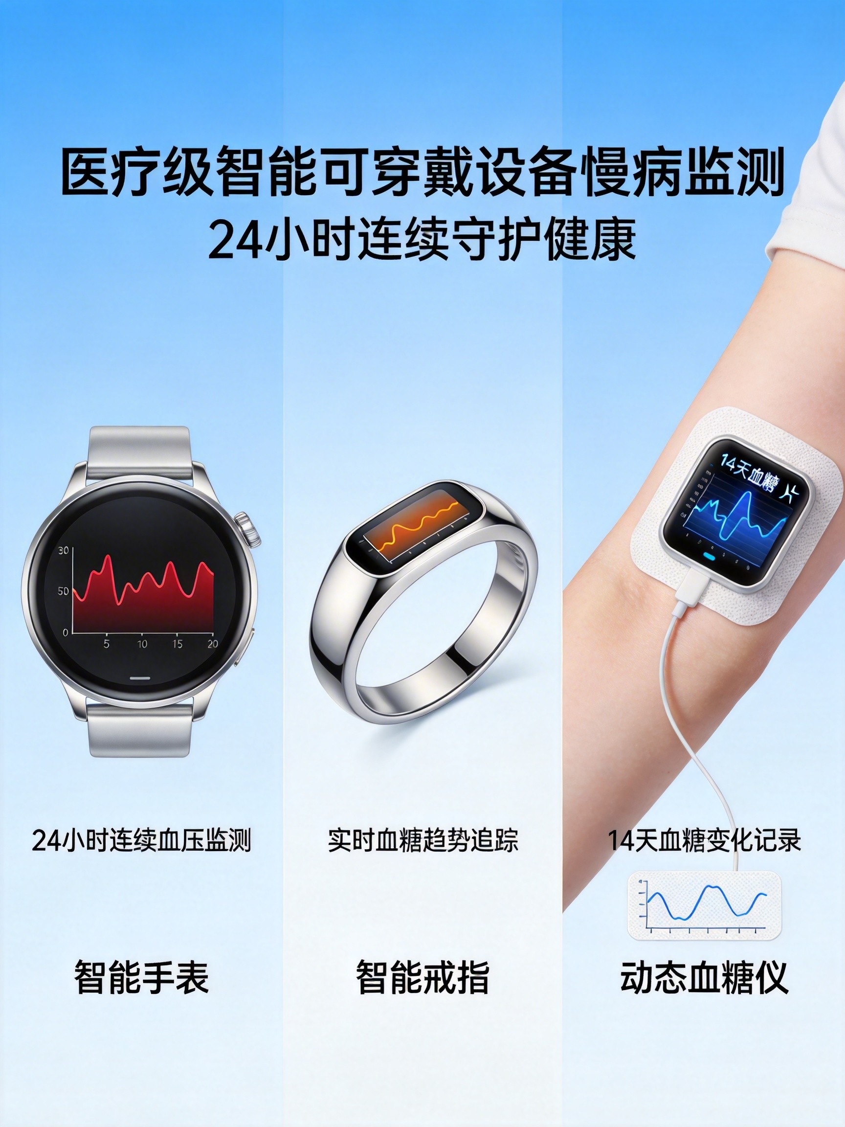 智能可穿戴设备：您的24小时健康监测伙伴