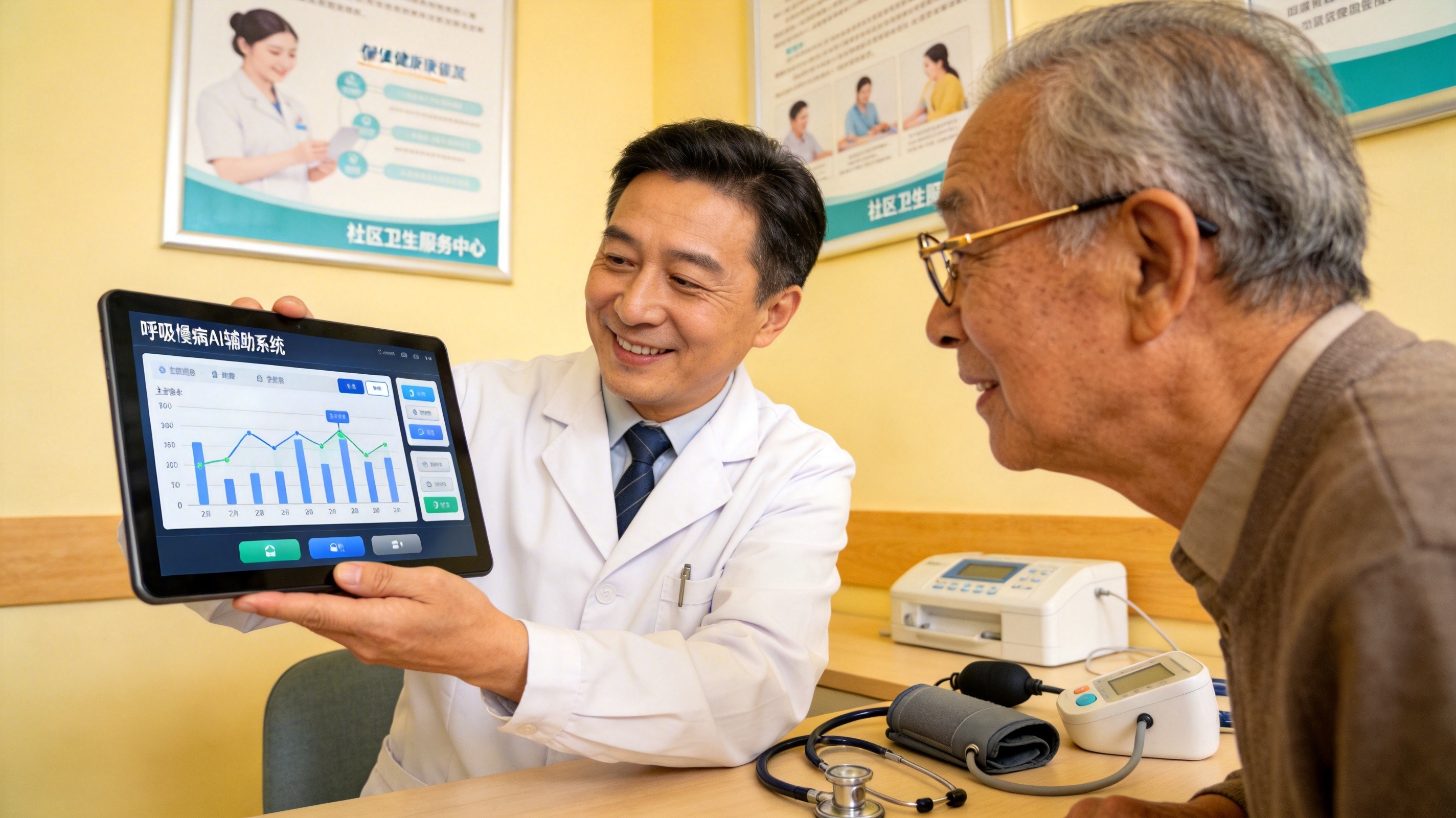 呼吸慢病AI辅助系统：基层医生的数字诊疗助手