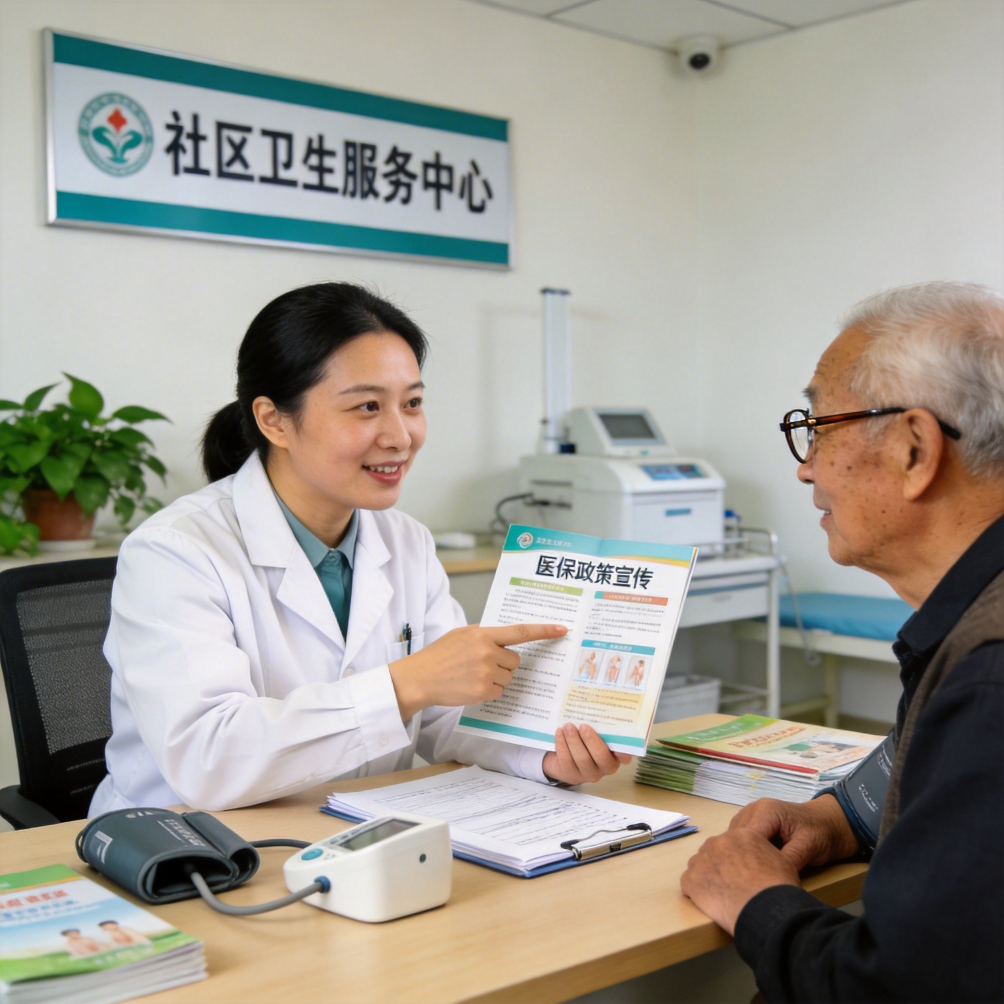 基层医生讲解医保新政