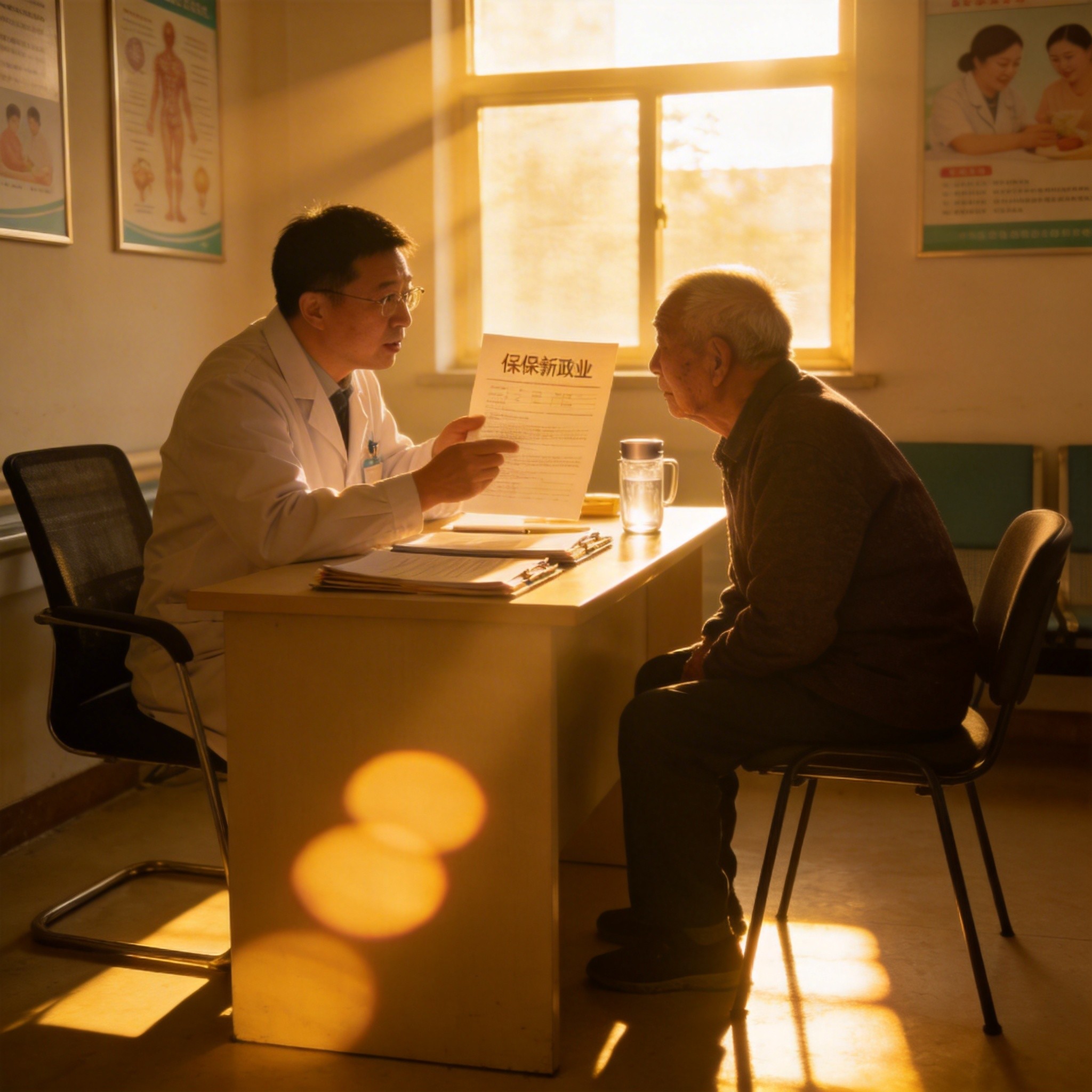 基层医生讲解医保新政