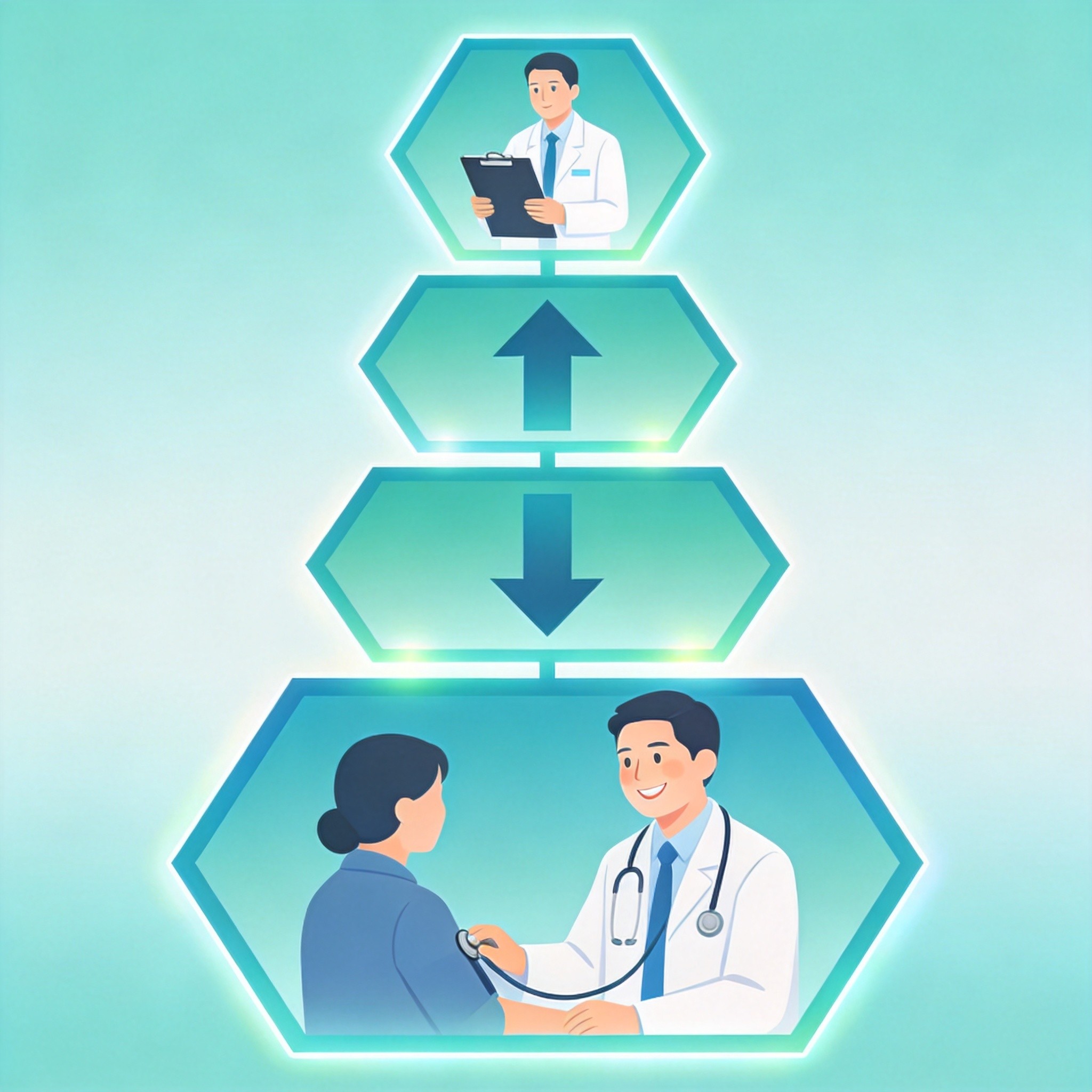 分级诊疗示意图