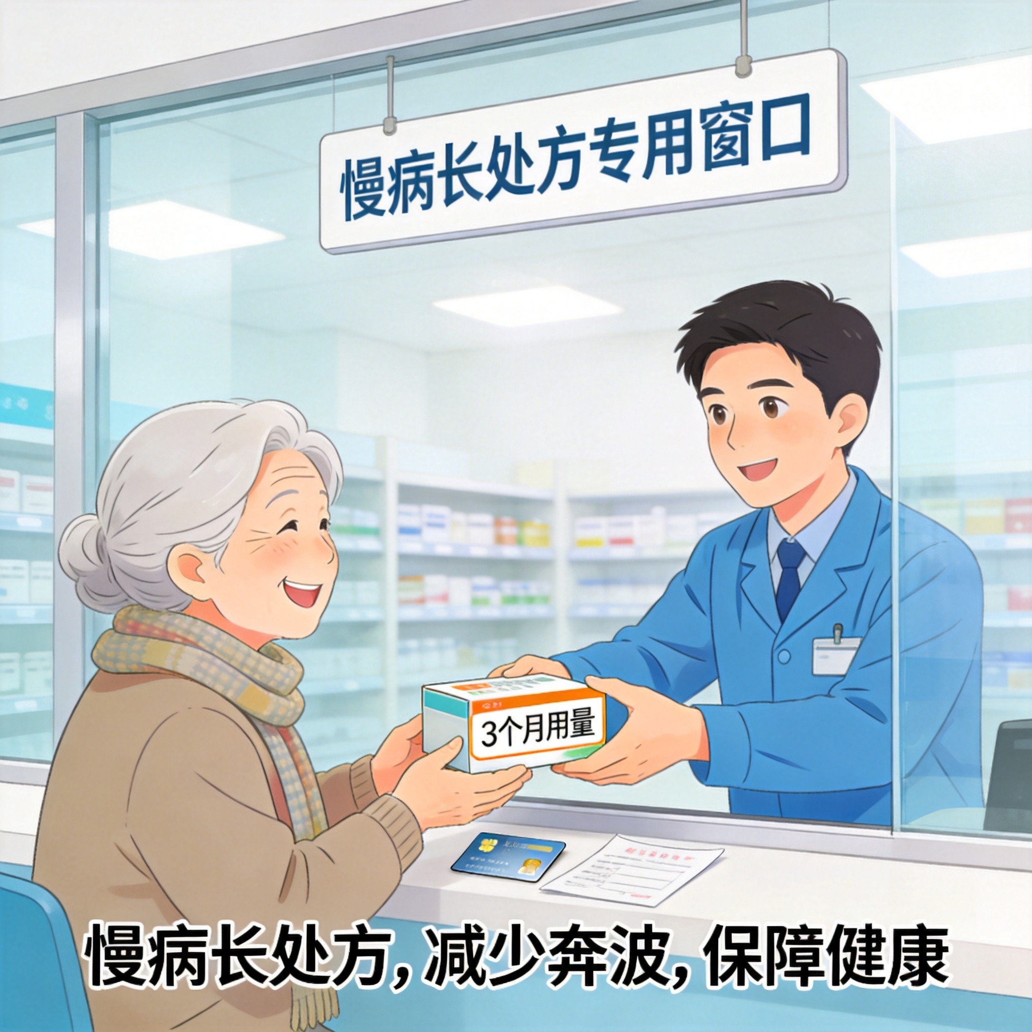 慢病长处方办理流程