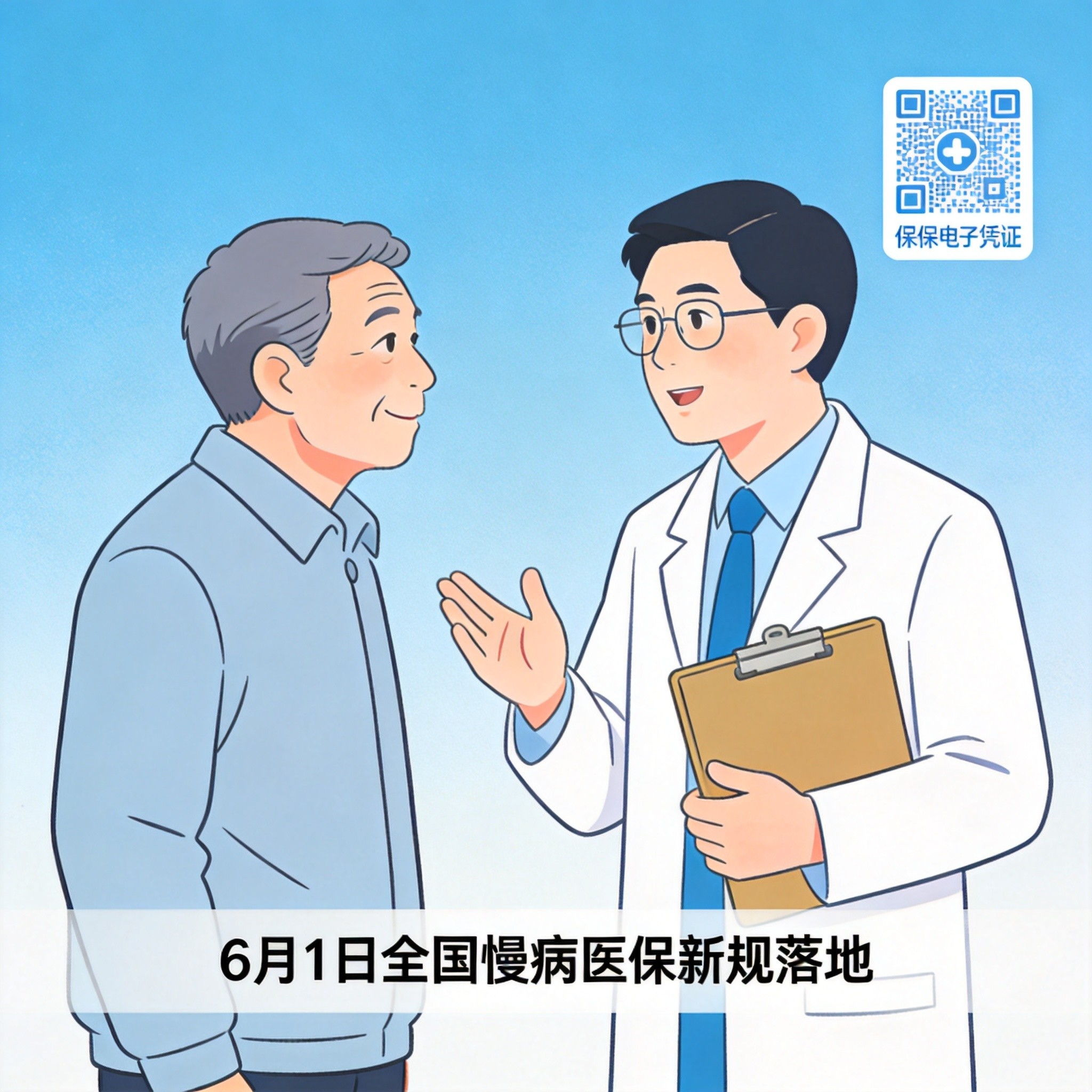 6月1日全国慢病医保新政全面解读：62种病种统一报销，待遇大幅提升