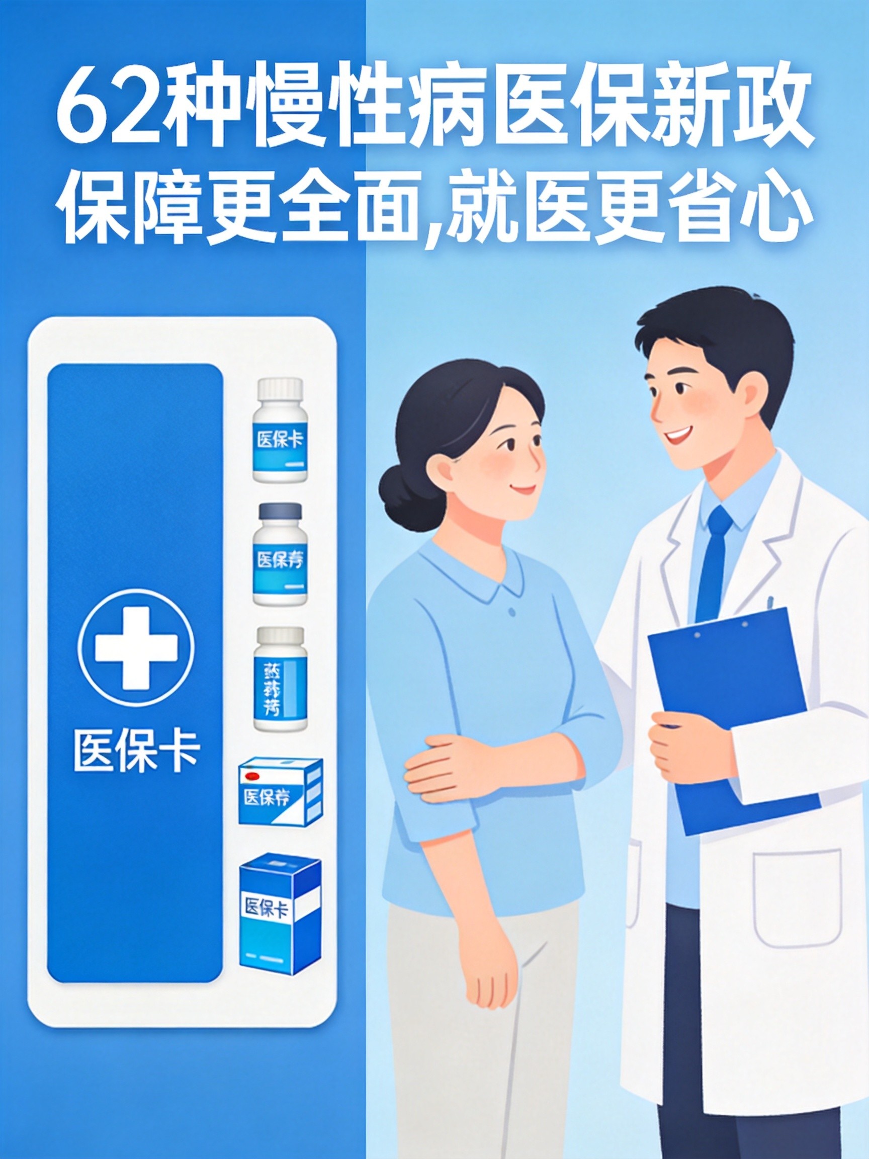 62种慢病医保新政落地 一文看懂报销变化