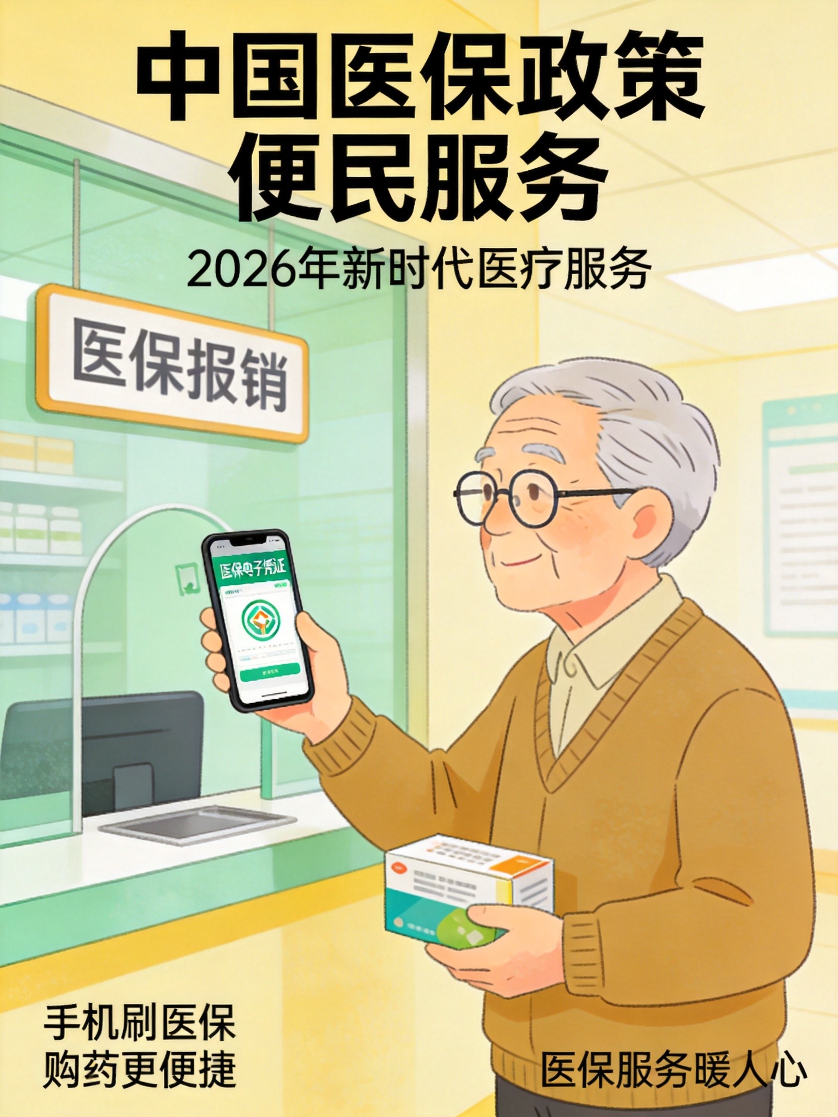 2026医保新政：6种慢病取消实体卡，门诊购药直接报销