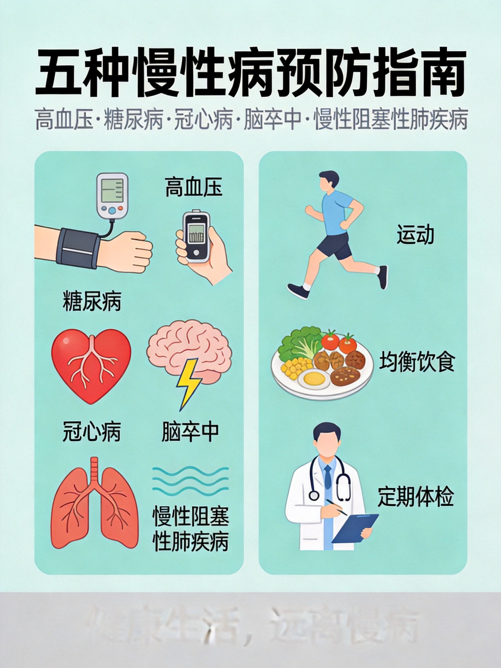 五大高发慢性病科学防治