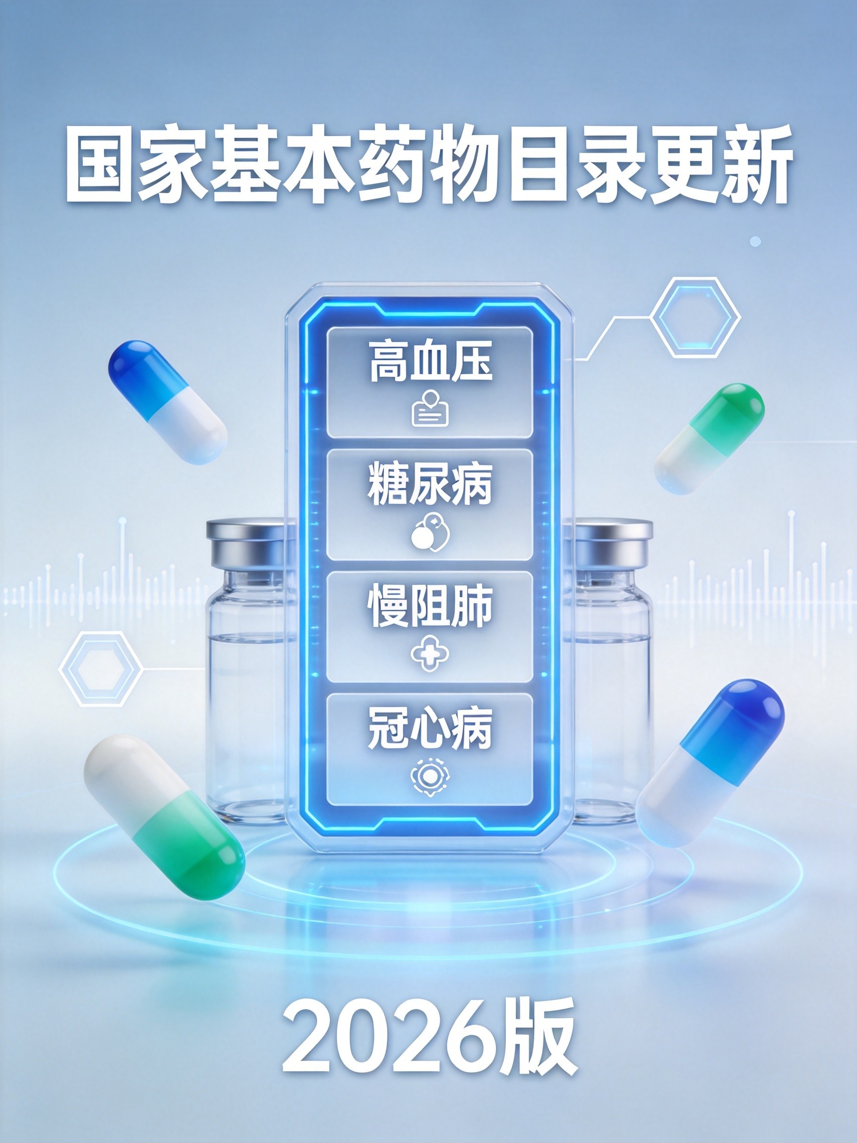 2026版基本药物目录发布 慢病用药迎来大扩容