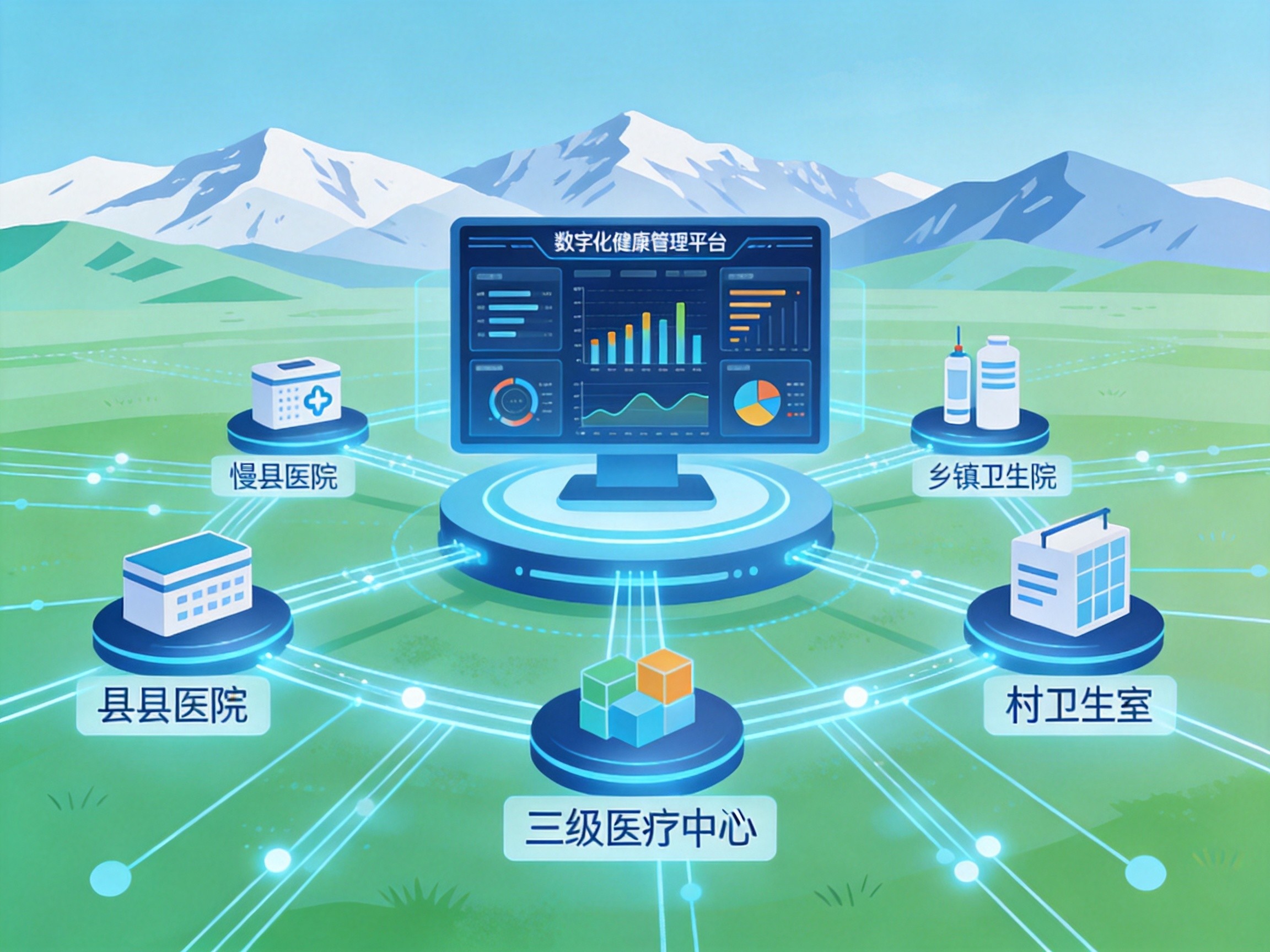 门源县数字赋能慢病防控的县域样本